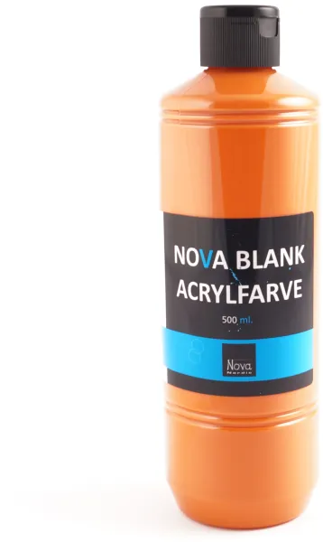 Peinture acrylique brillante Nova 500 ml. Orange