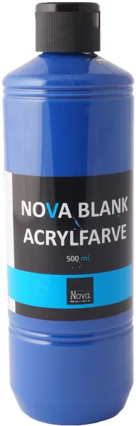 Peinture acrylique brillante Nova 500 ml. Bleu