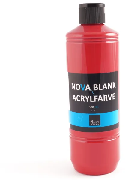 Peinture acrylique brillante Nova 500 ml. Rouge