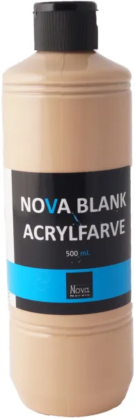 Peinture acrylique brillante Nova 500 ml. Peau/Beige
