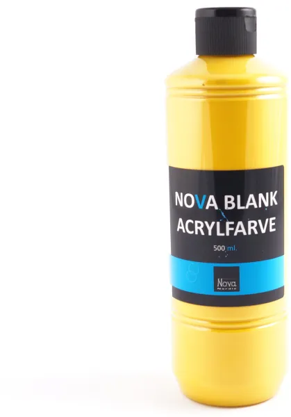 Peinture acrylique brillante Nova 500 ml. Jaune soleil