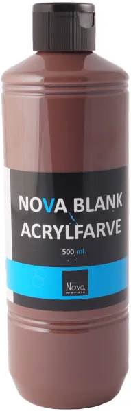 Peinture acrylique brillante Nova 500 ml. Brun