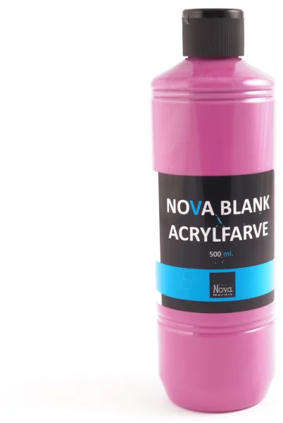 Peinture acrylique brillante Nova 500 ml. Rose