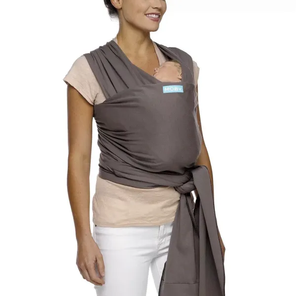 Écharpe de portage élastique Classic - ardoise
