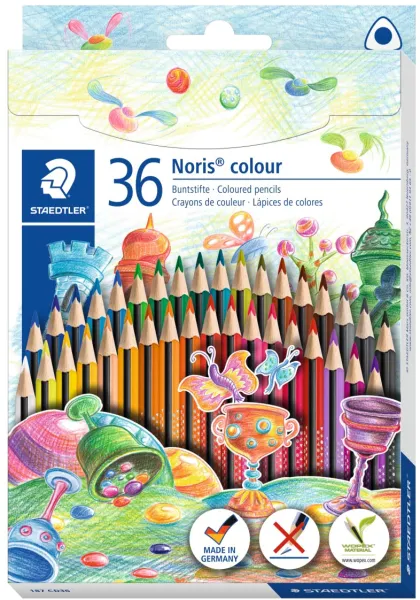 Crayon de couleur Noris WOPEX triangulaire (36)