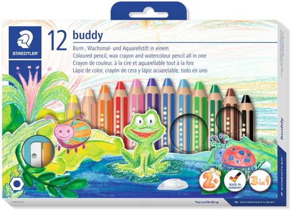 Crayon de couleur Buddy chunky 3en1 (12)
