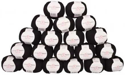 Infinity Hearts Rose 8/4 Pack de fils Unicolor 01 Noir - 20 pcs - Infinity Hearts Rose 8/4 Pack de fils Unicolor 01 Noir - 20 pcs