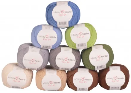 Infinity Hearts Rose 8/4 Pack de fils 04 Couleurs de la nature - 10 pcs - Pack de fils 04 Couleurs de la nature