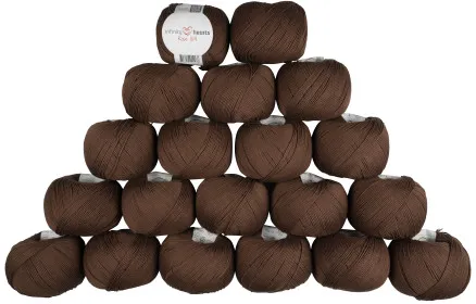 Infinity Hearts Rose 8/4 Pack de fils Unicolor 219 Brun - 20 pcs - Infinity Hearts Rose 8/4 Pack de fils Unicolor 219 Brun - 20 pcs