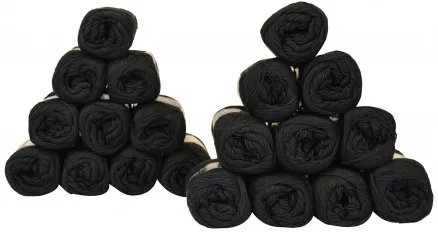 Mayflower Cotton 8/4 Pack de fils Unicolor 1443 Noir - 20 pcs - Mayflower Cotton 8/4 Pack de fils Unicolor 1443 Noir - 20 pcs