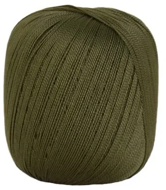 Hjertegarn Hjerte n° 5 Fil à crocheter 447 Vert armée