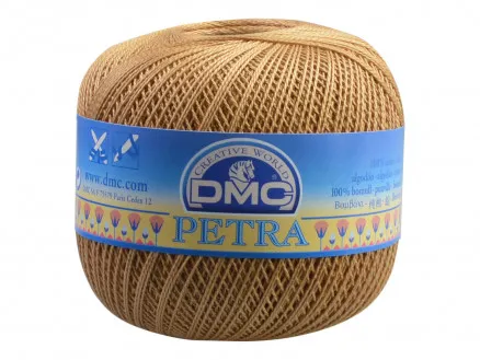 DMC Petra n° 8 Fil à crocheter Unicolor 53045 Beige