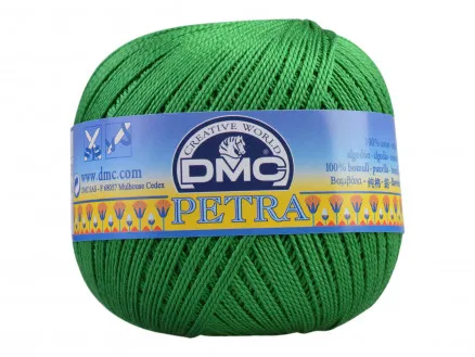 DMC Petra n° 5 Fil à crocheter Unicolor 5700 Vert foncé