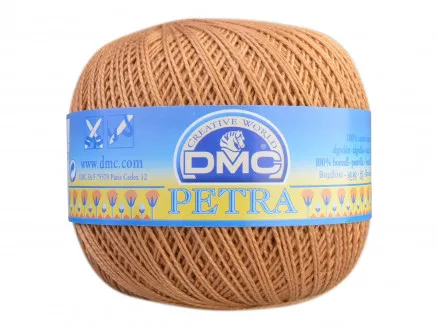 DMC Petra n° 8 Fil à crocheter Unicolor 5436 Caramel