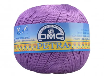 DMC Petra n° 5 Fil à crocheter Unicolor 53837 Violet