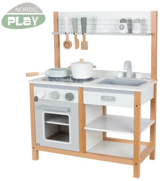 Cuisine de jeu Nordic Play avec accessoires Nature