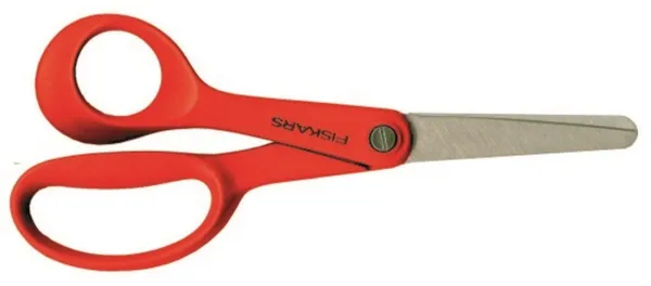 Ciseaux pour enfants Fiskars pour gauchers, rouge, 13,5 cm